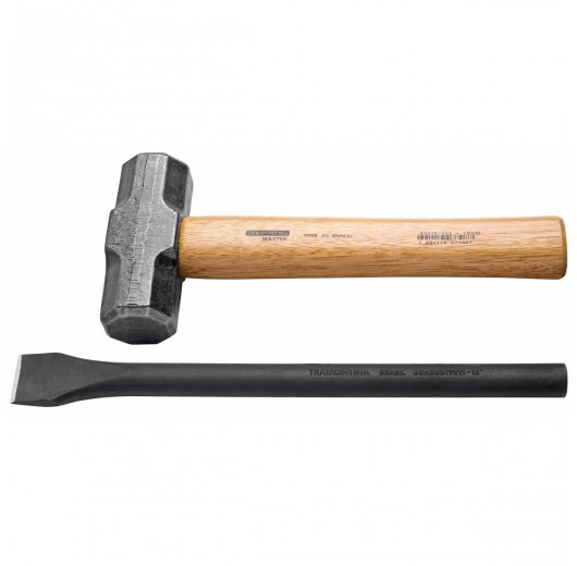 KIT MARRETA 1KG E TALHADEIRA 12"  TRAMONTINA 43408155