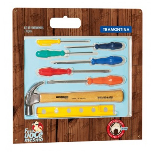 KIT DE FERRAMENTAS 7 PEÇAS - TRAMONTINA 43408430