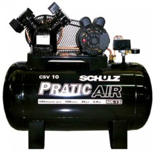 COMPRESSOR DE AR CSV10/100 MM2P60HZ2CV127/220V - PRATIC AIR- SCHULZ