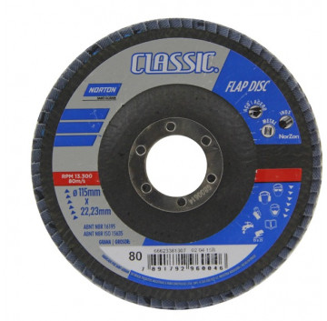 FLAP DISC 115 X 22 GR60 CLASSIC NORTON