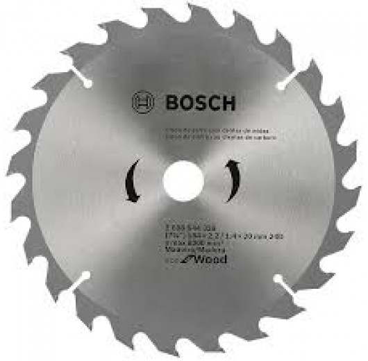 DISCO DE SERRA CIRCULAR ECO D184X24T BOSCH COD 2608.644.329-000