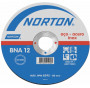 KIT 5 DISCOS CORTE 115X1,6X22,22 BNA12 AZUL 2 NORTON